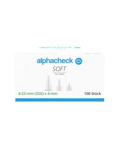 alphacheck soft Pen-Nadeln 4 mm
